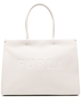 Furla: Белая сумка-шоппер 