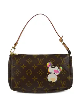 Louis Vuitton Pre-Owned: Коричневый клатч 