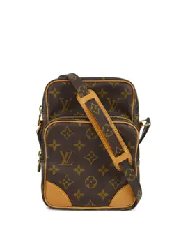 Louis Vuitton Pre-Owned: Коричневая сумка через плечо 