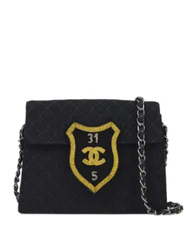 CHANEL Pre-Owned: Чёрная сумка 