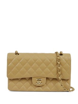 CHANEL Pre-Owned: Бежевая сумка 