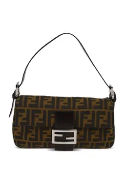 Fendi Pre-Owned: Коричневая сумка 