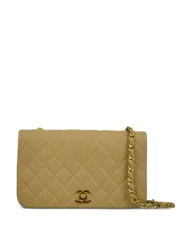 CHANEL Pre-Owned: Бежевая сумка 