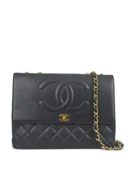 CHANEL Pre-Owned: Чёрная сумка 