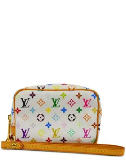 Louis Vuitton Pre-Owned: Белый клатч 