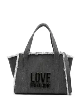 Love Moschino: Чёрная сумка-шоппер 