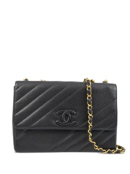 CHANEL Pre-Owned: Чёрная сумка 