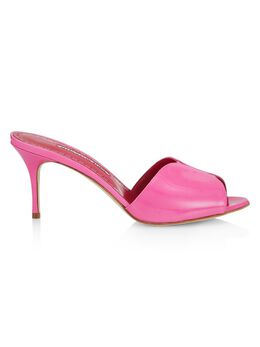 Manolo Blahnik: Розовые сабо 