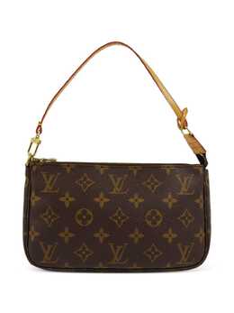 Louis Vuitton Pre-Owned: Коричневый клатч