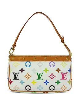 Louis Vuitton Pre-Owned: Белый клатч