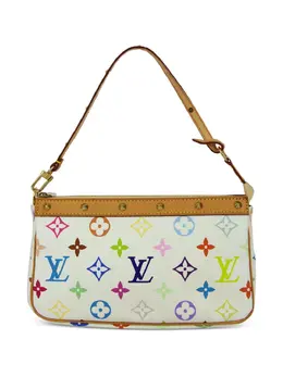 Louis Vuitton Pre-Owned: Белый клатч