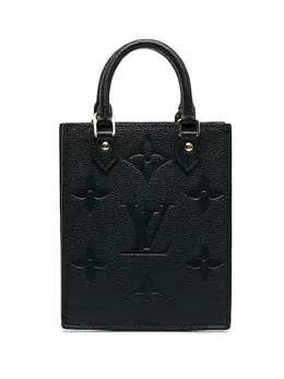 Louis Vuitton Pre-Owned: Чёрная сумка-шоппер