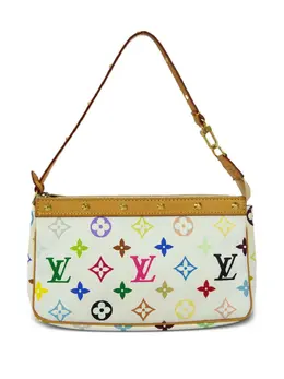 Louis Vuitton Pre-Owned: Белый клатч