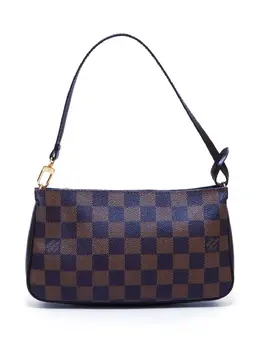 Louis Vuitton Pre-Owned: Коричневый клатч