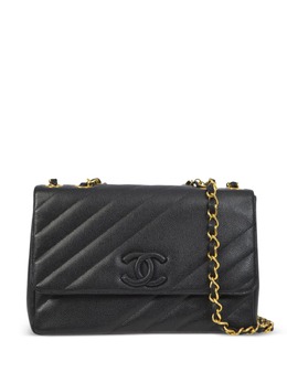 CHANEL Pre-Owned: Чёрная сумка 