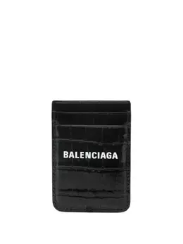 Balenciaga: Картхолдер Cash с принтом