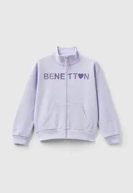 United Colors of Benetton: Фиолетовая толстовка 