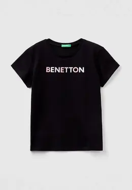 United Colors of Benetton: Чёрная футболка