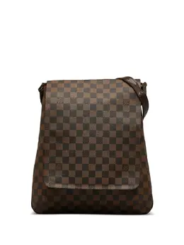 Louis Vuitton Pre-Owned: Коричневая сумка через плечо