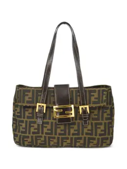 Fendi Pre-Owned: Коричневая сумка-шоппер