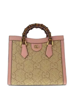 Gucci Pre-Owned: Коричневая сумка-шоппер