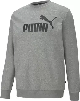 PUMA: Серый свитшот Ess