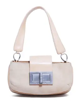 CHANEL Pre-Owned: Бежевая сумка 