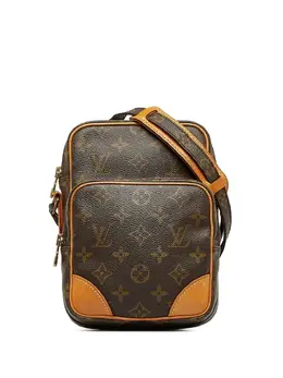 Louis Vuitton Pre-Owned: Коричневая сумка через плечо