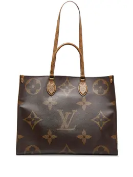 Louis Vuitton Pre-Owned: Коричневая сумка-шоппер 