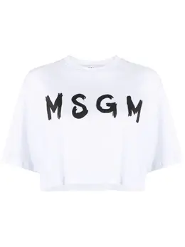 MSGM: Футболка с принтом 