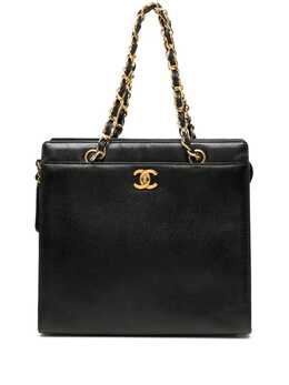 CHANEL Pre-Owned: Чёрная сумка 