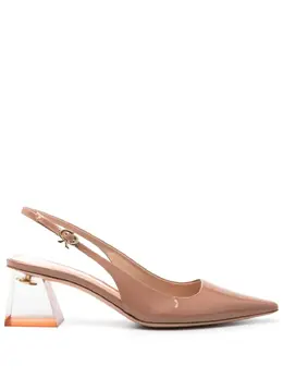 Gianvito Rossi: Светлые туфли 