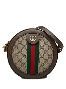 Gucci Pre-Owned: Коричневая сумка через плечо