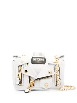 Moschino: Кожаная куртка  Biker Jacket