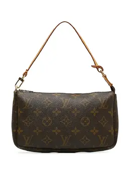 Louis Vuitton Pre-Owned: Коричневый клатч