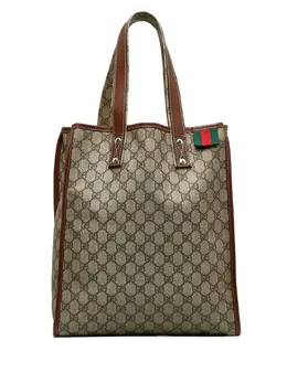 Gucci Pre-Owned: Коричневая сумка-шоппер