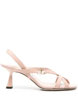 Jimmy Choo: Розовые сандалии 