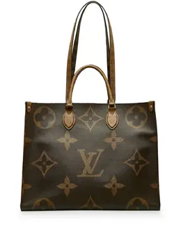 Louis Vuitton Pre-Owned: Коричневая сумка-шоппер