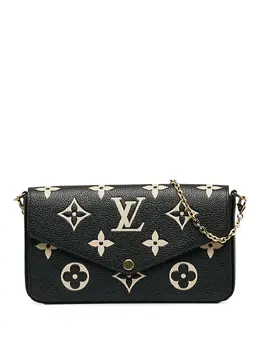 Louis Vuitton Pre-Owned: Чёрный клатч