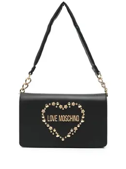 Love Moschino: Чёрная сумка-шоппер 