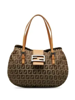 Fendi Pre-Owned: Коричневая сумка-шоппер