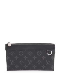 Louis Vuitton Pre-Owned: Чёрный клатч