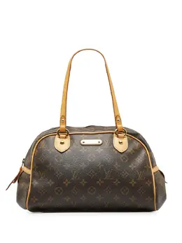 Louis Vuitton Pre-Owned: Коричневая сумка-шоппер