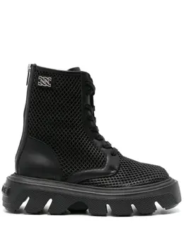 Casadei: Чёрные ботинки 
