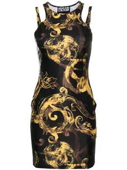 Versace Jeans Couture: Платье с принтом 