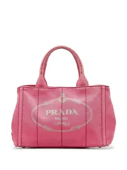 Prada Pre-Owned: Розовая сумка-шоппер