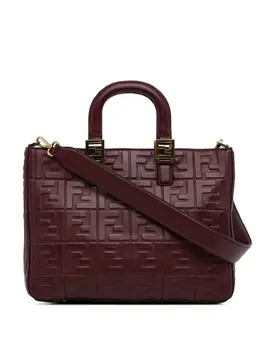 Fendi Pre-Owned: Бордовая сумка