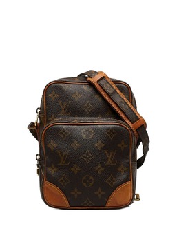 Louis Vuitton Pre-Owned: Коричневая сумка через плечо