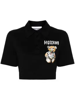 Moschino: Чёрное поло  Teddy Bear