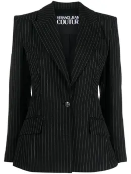 Versace Jeans Couture: Чёрный жакет 